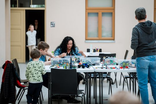 Twórcze warsztaty LEGO w Kamienicy Deskurów (zdjęcia)