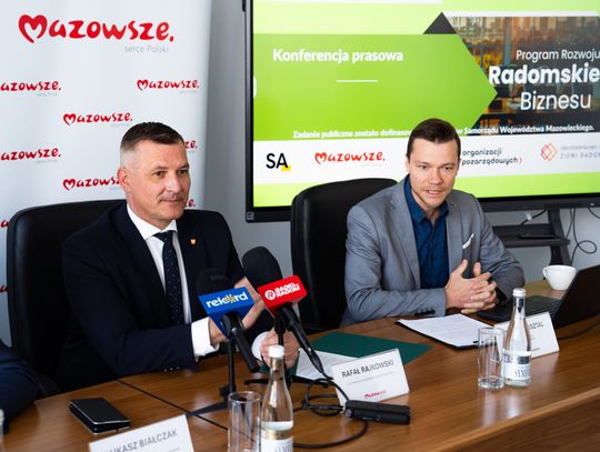 Konferencja prasowa dot. „Programu Rozwoju Radomskiego Biznesu” (zdjęcia)