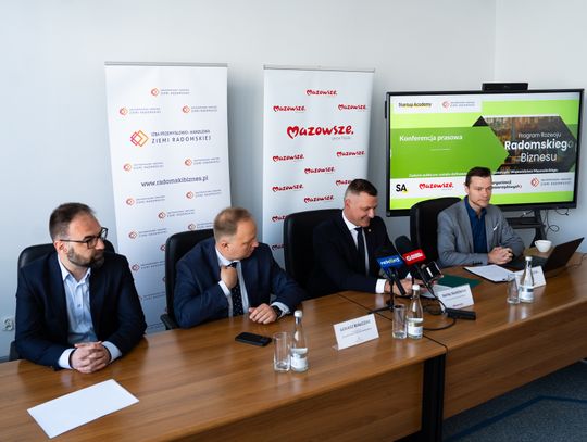 Konferencja prasowa dot. „Programu Rozwoju Radomskiego Biznesu” (zdjęcia)