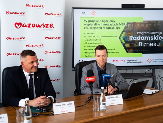Konferencja prasowa dot. „Programu Rozwoju Radomskiego Biznesu” (zdjęcia)