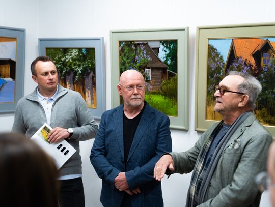 Wernisaż wystawy Jana Wołka "Bez tytułu" w Galerii Rogatka (zdjęcia)