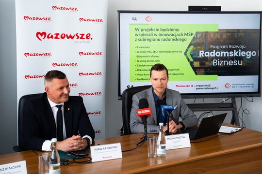 Konferencja prasowa dot. „Programu Rozwoju Radomskiego Biznesu” (zdjęcia)