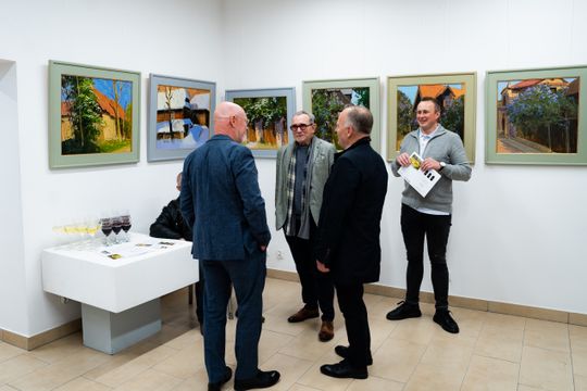 Wernisaż wystawy Jana Wołka "Bez tytułu" w Galerii Rogatka (zdjęcia)
