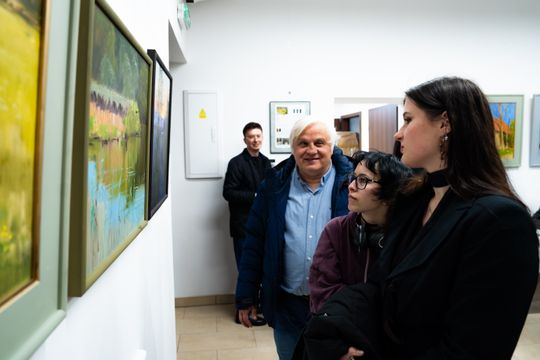 Wernisaż wystawy Jana Wołka "Bez tytułu" w Galerii Rogatka (zdjęcia)
