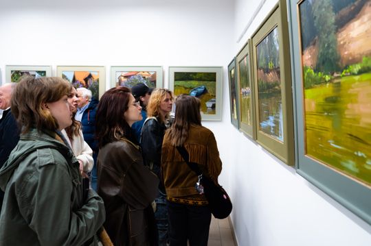 Wernisaż wystawy Jana Wołka "Bez tytułu" w Galerii Rogatka (zdjęcia)