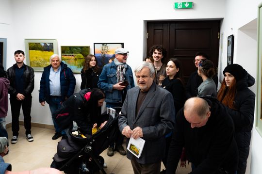 Wernisaż wystawy Jana Wołka "Bez tytułu" w Galerii Rogatka (zdjęcia)