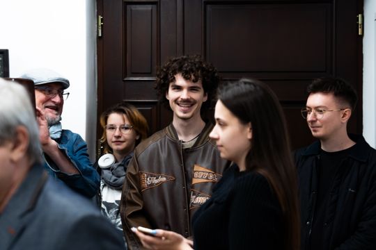 Wernisaż wystawy Jana Wołka "Bez tytułu" w Galerii Rogatka (zdjęcia)