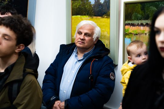 Wernisaż wystawy Jana Wołka "Bez tytułu" w Galerii Rogatka (zdjęcia)
