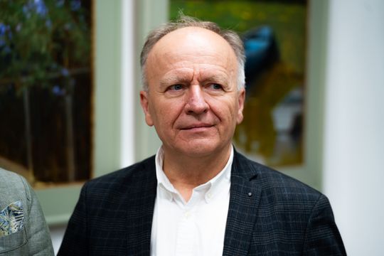 Wernisaż wystawy Jana Wołka "Bez tytułu" w Galerii Rogatka (zdjęcia)