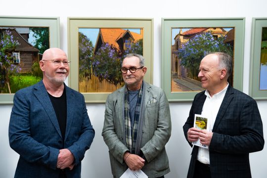 Wernisaż wystawy Jana Wołka "Bez tytułu" w Galerii Rogatka (zdjęcia)