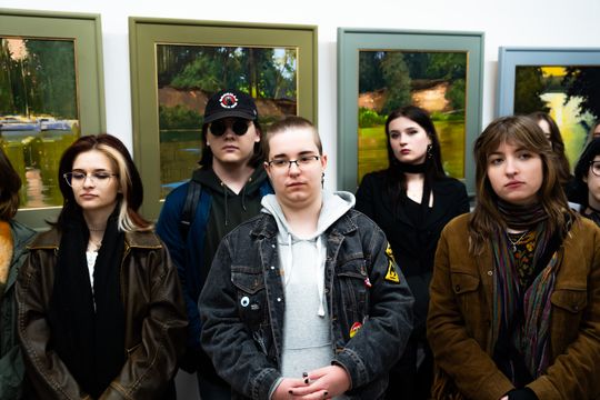 Wernisaż wystawy Jana Wołka "Bez tytułu" w Galerii Rogatka (zdjęcia)