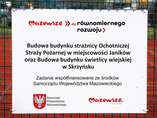 Otwarcie strażnicy oraz przekazanie sprzętu dla OSP w Janikowie (zdjęcia)