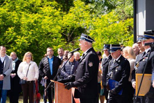Otwarcie strażnicy oraz przekazanie sprzętu dla OSP w Janikowie (zdjęcia)