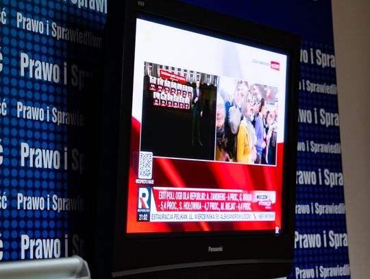 Wieczór wyborczy PiS (zdjęcia)