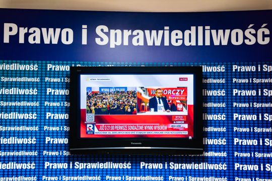 Wieczór wyborczy PiS (zdjęcia)