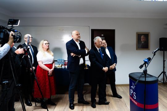 Wieczór wyborczy PiS (zdjęcia)