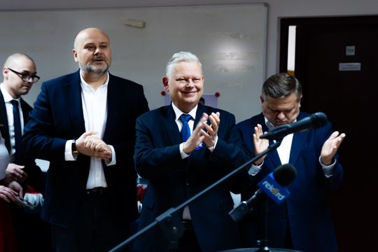 Wieczór wyborczy PiS (zdjęcia)