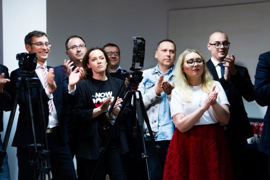 Wieczór wyborczy PiS (zdjęcia)