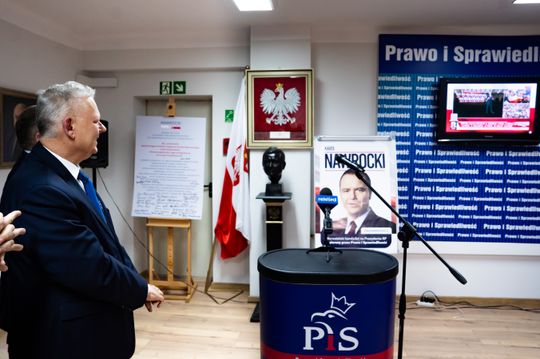 Wieczór wyborczy PiS (zdjęcia)