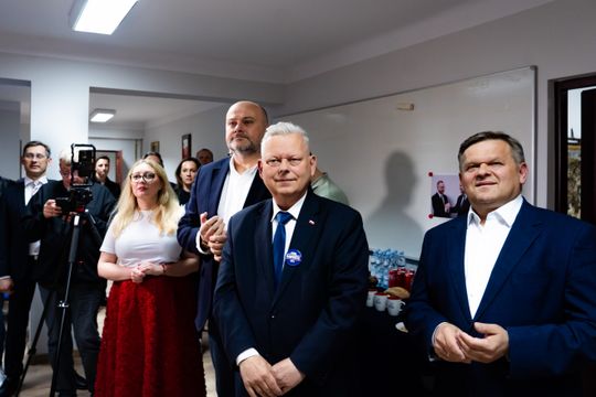 Wieczór wyborczy PiS (zdjęcia)