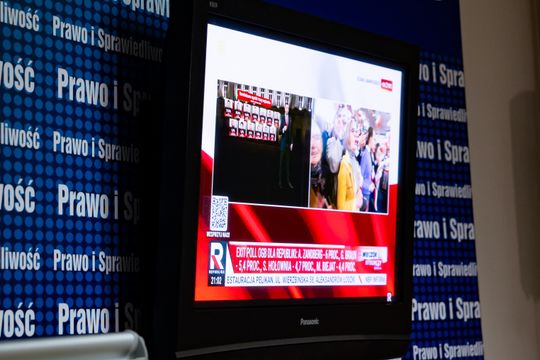 Wieczór wyborczy PiS (zdjęcia)