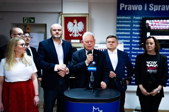 Wieczór wyborczy PiS (zdjęcia)