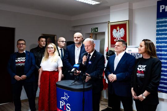 Wieczór wyborczy PiS (zdjęcia)