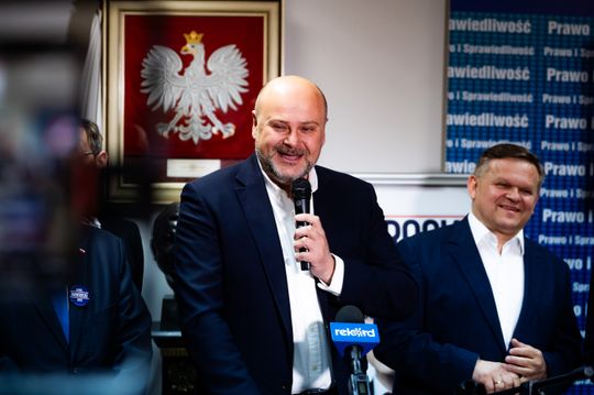 Wieczór wyborczy PiS (zdjęcia)