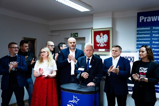 Wieczór wyborczy PiS (zdjęcia)