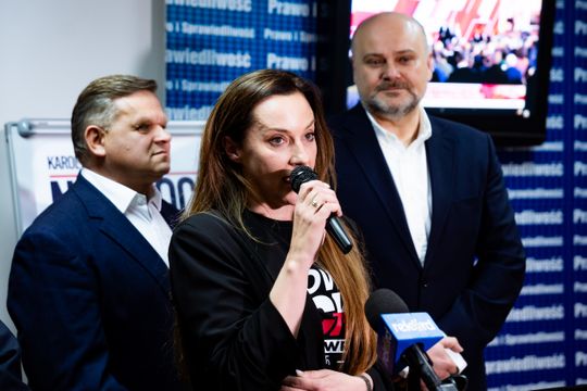 Wieczór wyborczy PiS (zdjęcia)