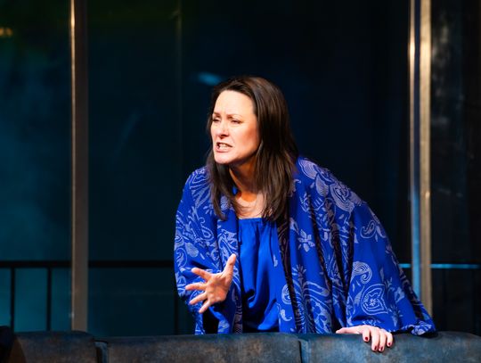 Próba medialna spektaklu "Miejsca Miłosierdzia" w reżyserii Małgorzaty Potockiej (zdjęcia)