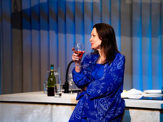 Próba medialna spektaklu "Miejsca Miłosierdzia" w reżyserii Małgorzaty Potockiej (zdjęcia)