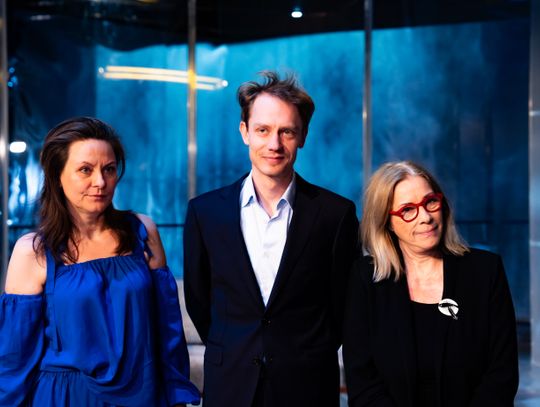 Próba medialna spektaklu "Miejsca Miłosierdzia" w reżyserii Małgorzaty Potockiej (zdjęcia)