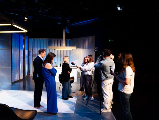 Próba medialna spektaklu "Miejsca Miłosierdzia" w reżyserii Małgorzaty Potockiej (zdjęcia)