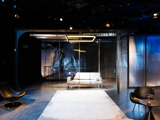 Próba medialna spektaklu "Miejsca Miłosierdzia" w reżyserii Małgorzaty Potockiej (zdjęcia)