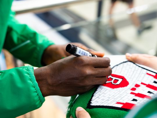 Spotkanie piłkarzy Radomiaka z kibicami w Galerii Słonecznej (zdjęcia)