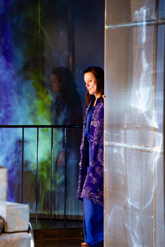 Próba medialna spektaklu "Miejsca Miłosierdzia" w reżyserii Małgorzaty Potockiej (zdjęcia)