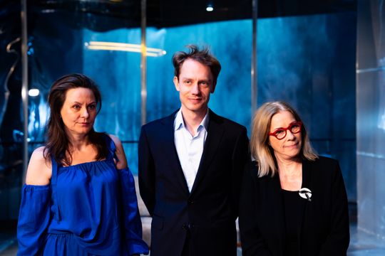 Próba medialna spektaklu "Miejsca Miłosierdzia" w reżyserii Małgorzaty Potockiej (zdjęcia)