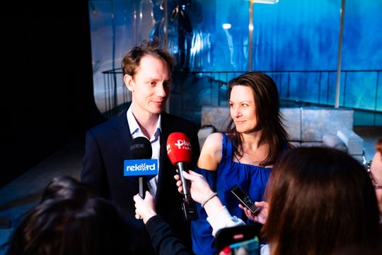 Próba medialna spektaklu "Miejsca Miłosierdzia" w reżyserii Małgorzaty Potockiej (zdjęcia)