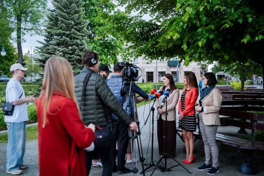 Spacery edukacyjne z przewodnikiem dla klas VI - konferencja (zdjęcia)