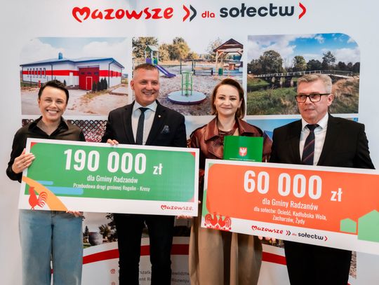 Popisanie umów w ramach programu Mazowsze dla Sołectw (zdjęcia)