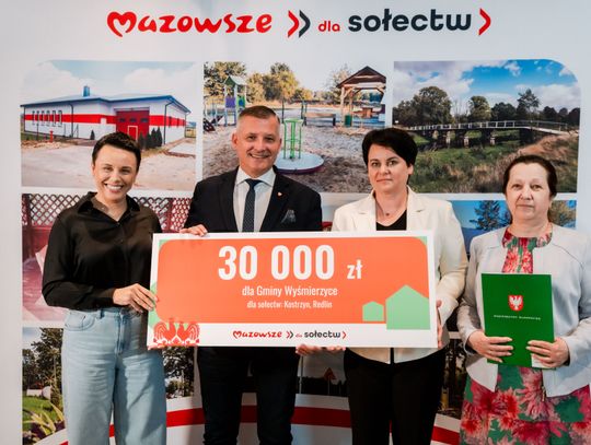 Popisanie umów w ramach programu Mazowsze dla Sołectw (zdjęcia)