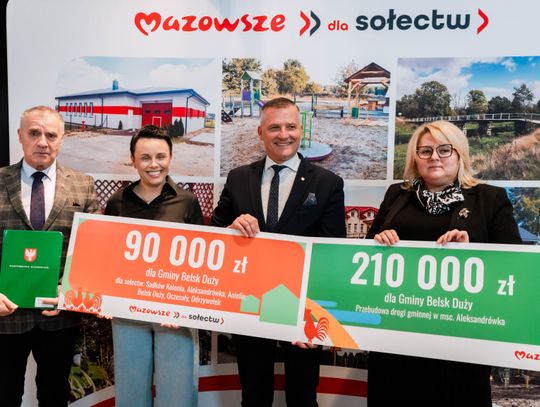 Popisanie umów w ramach programu Mazowsze dla Sołectw (zdjęcia)