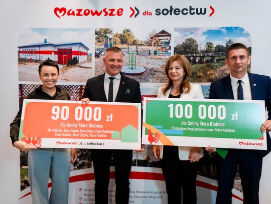 Popisanie umów w ramach programu Mazowsze dla Sołectw (zdjęcia)