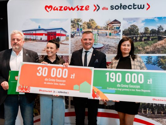 Popisanie umów w ramach programu Mazowsze dla Sołectw (zdjęcia)