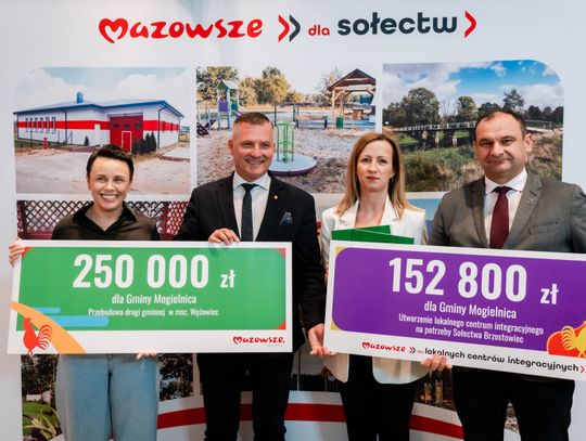 Popisanie umów w ramach programu Mazowsze dla Sołectw (zdjęcia)