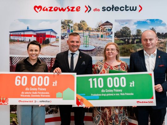Popisanie umów w ramach programu Mazowsze dla Sołectw (zdjęcia)