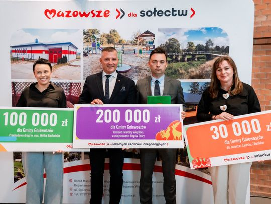 Popisanie umów w ramach programu Mazowsze dla Sołectw (zdjęcia)