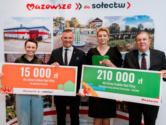 Popisanie umów w ramach programu Mazowsze dla Sołectw (zdjęcia)