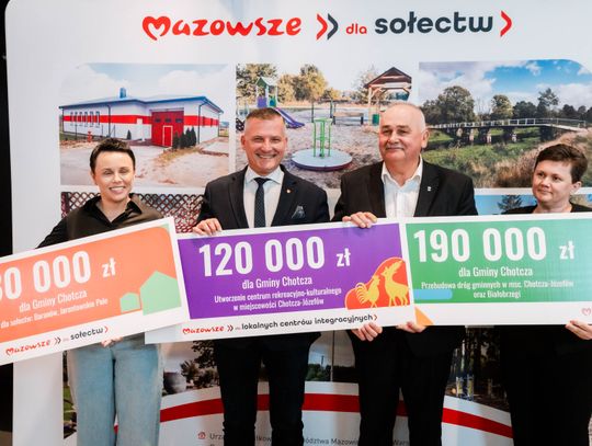 Popisanie umów w ramach programu Mazowsze dla Sołectw (zdjęcia)